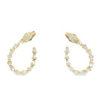 SNAKE BAGUETTE EARRINGS