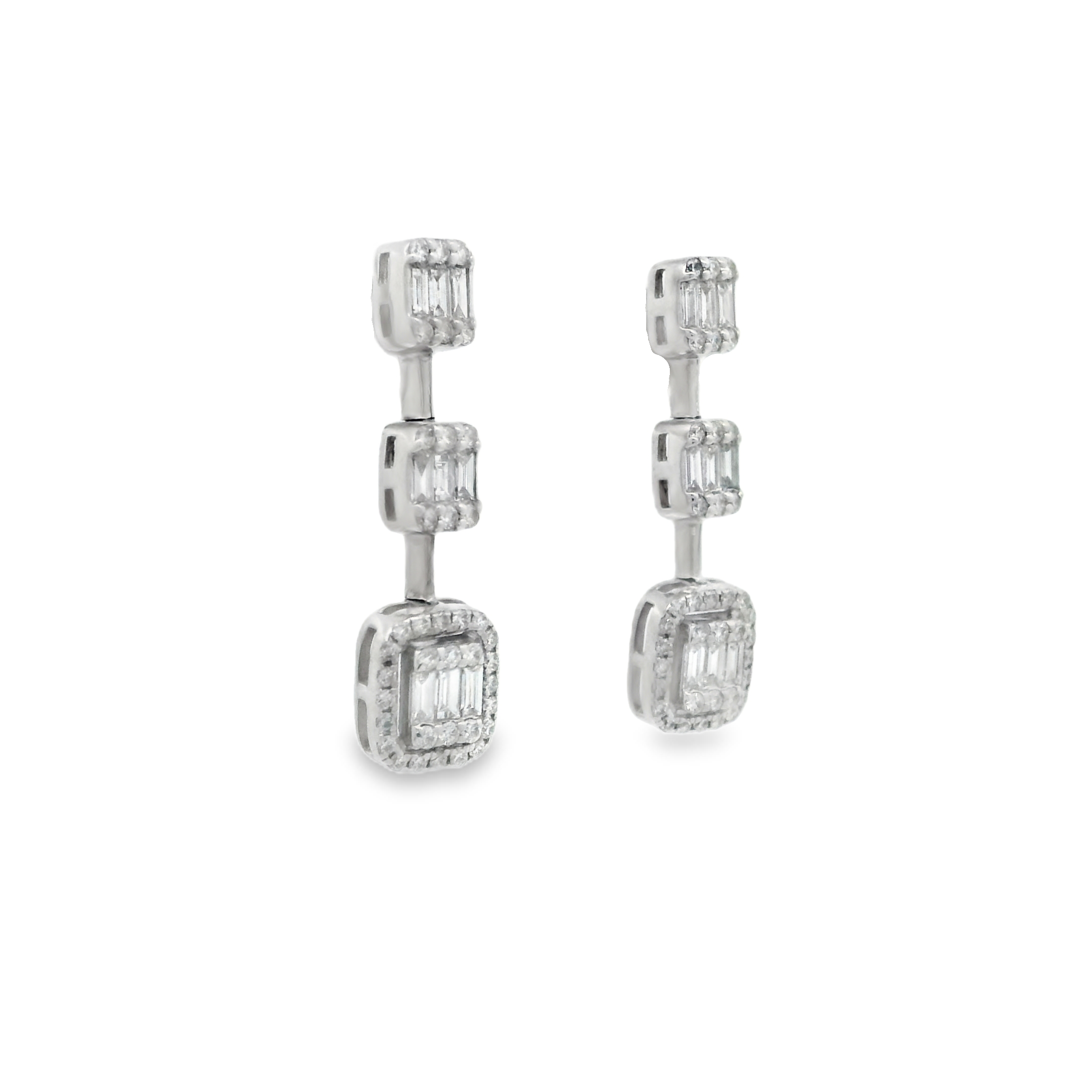 BAGUETTE DIAMOND EARRINGS