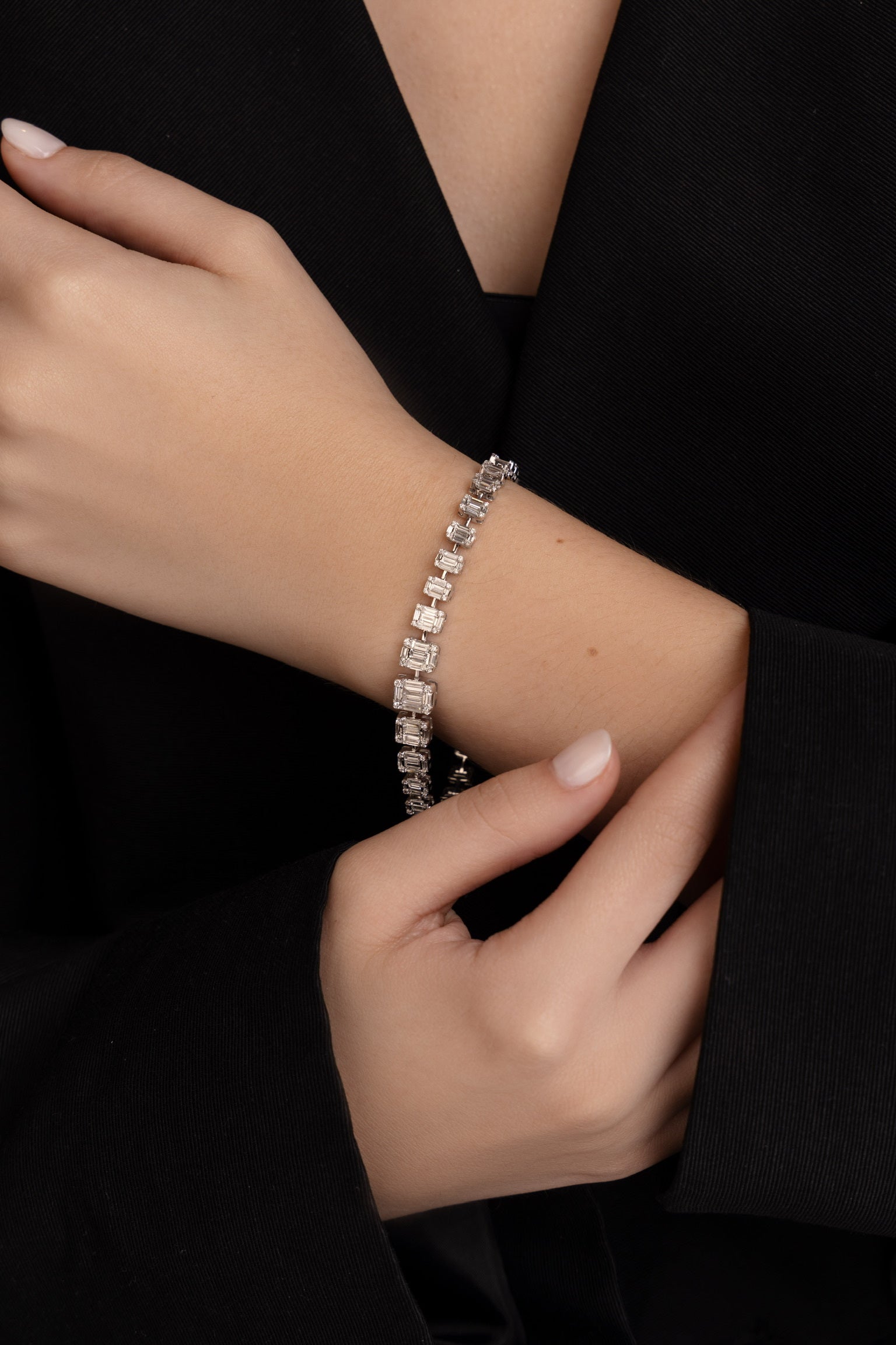 BAGUETTE TENNIS BRACELET