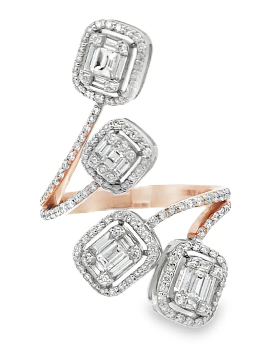BAGUETTE TRIO RING