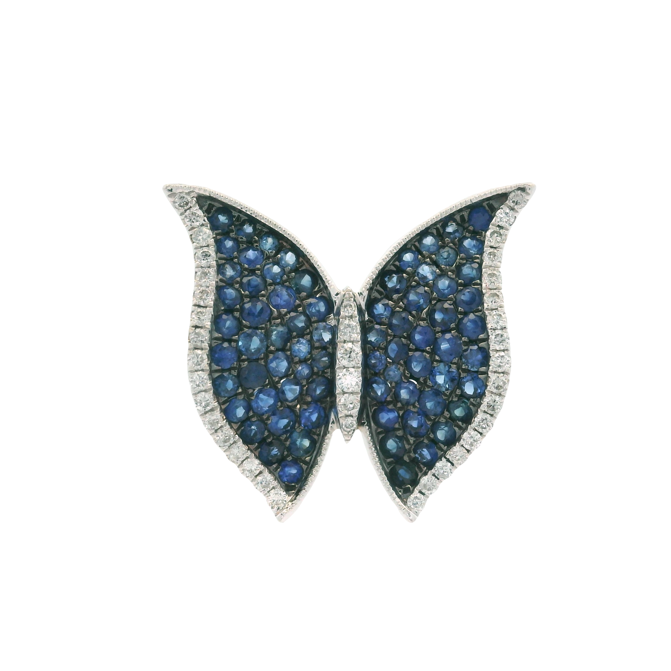 BLUE BUTTERFLY RING
