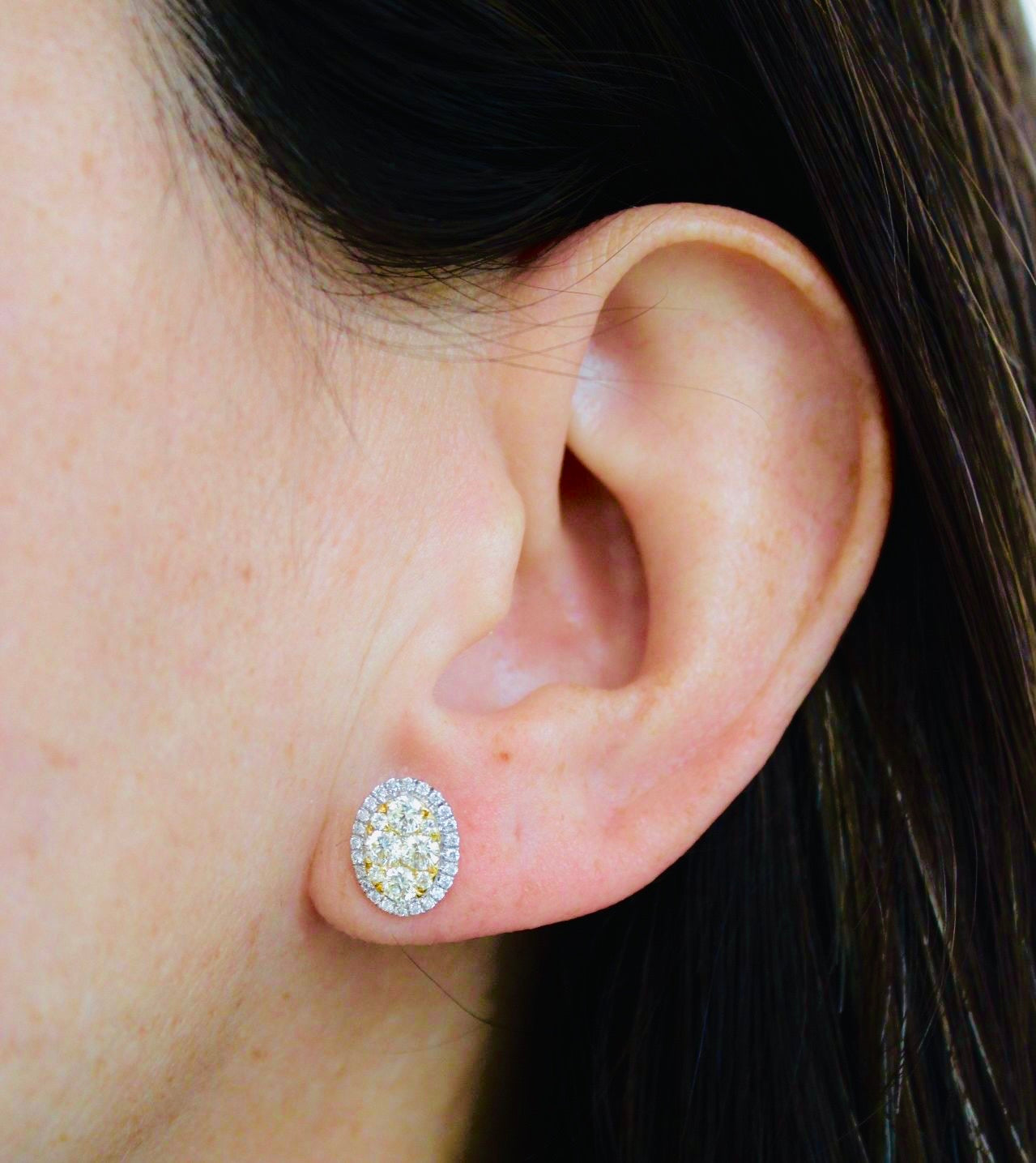 YELLOW DIAMOND STUDS