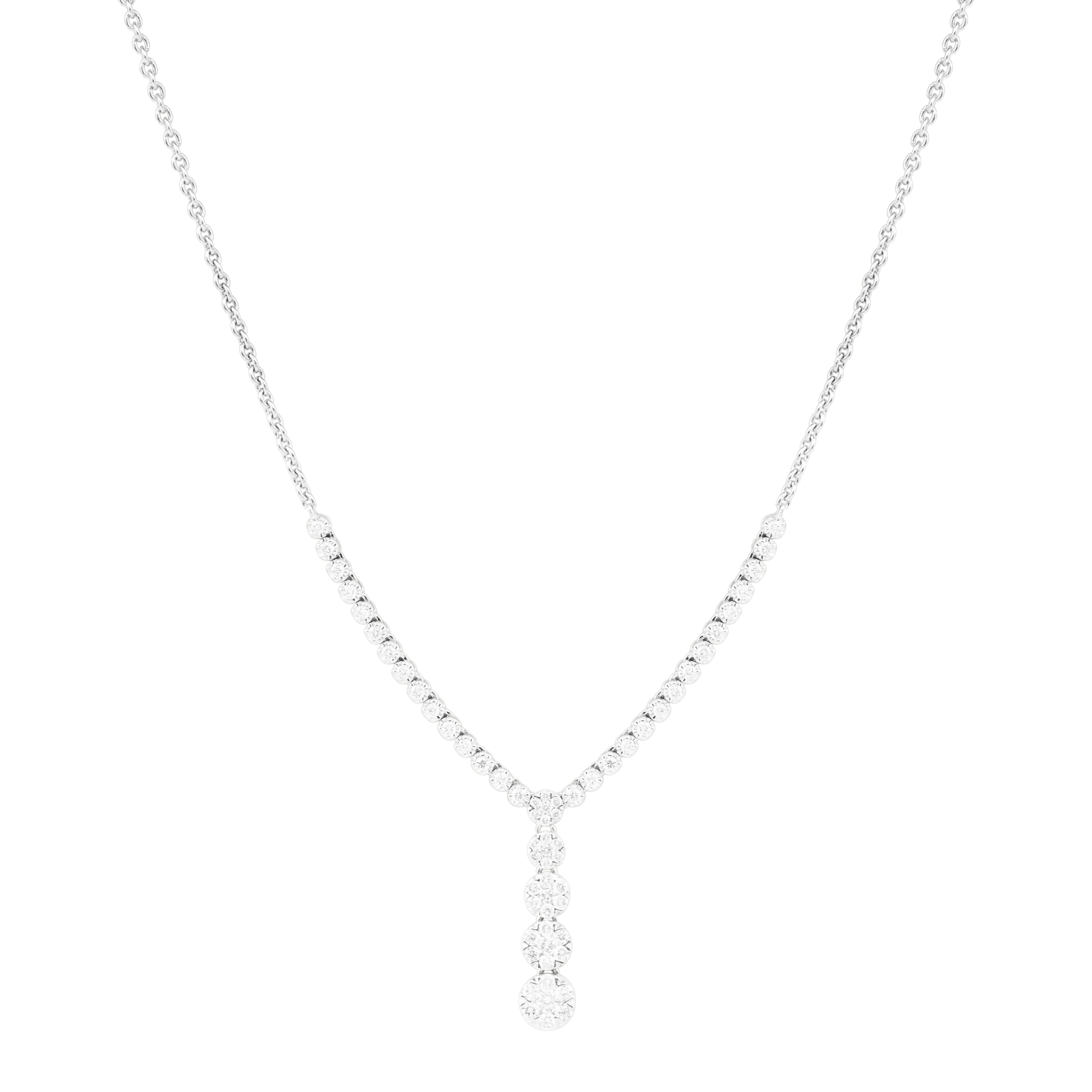 DIAMOND 4 DROP NECKLACE