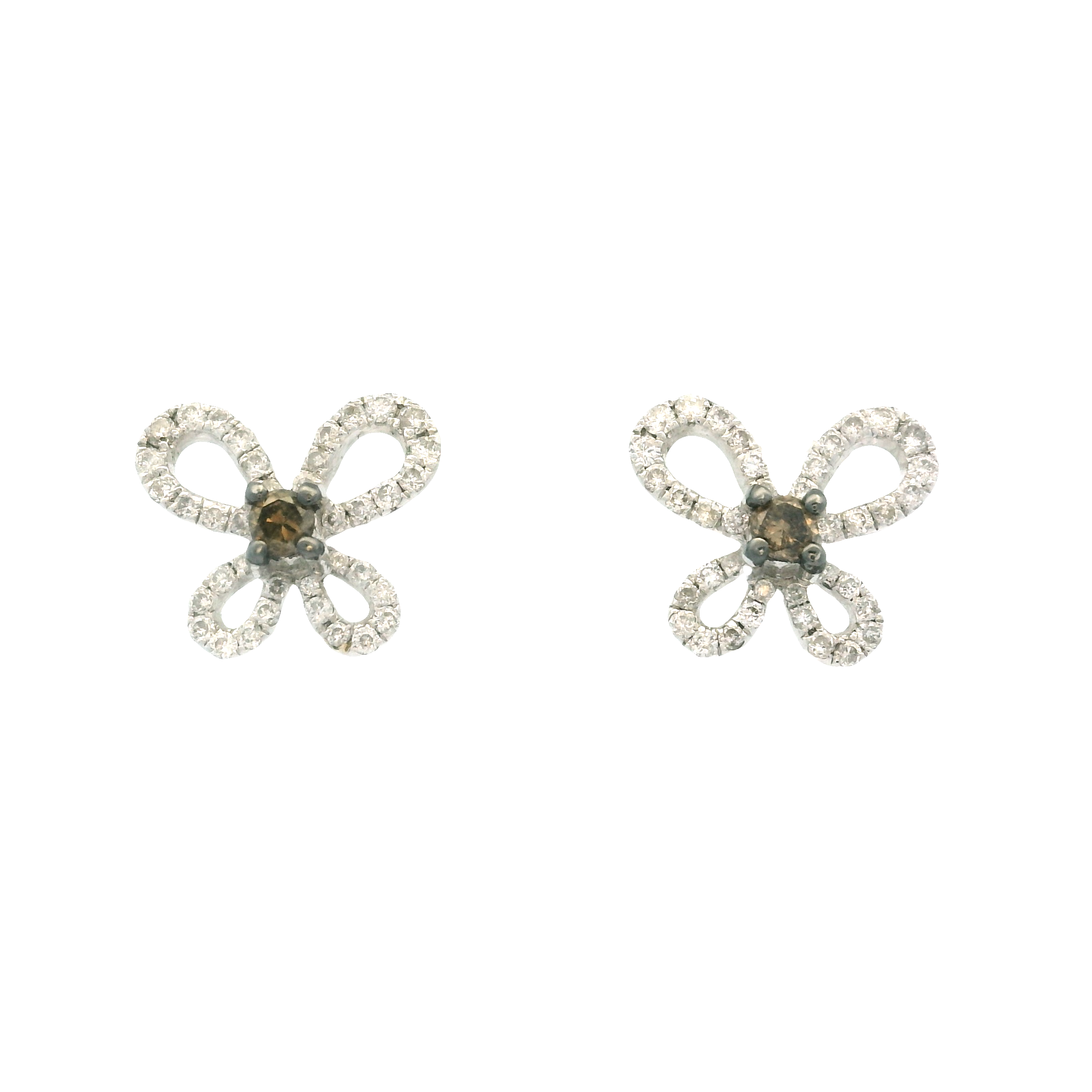 CHAMPAGNE DIAMOND BUTTERFLY