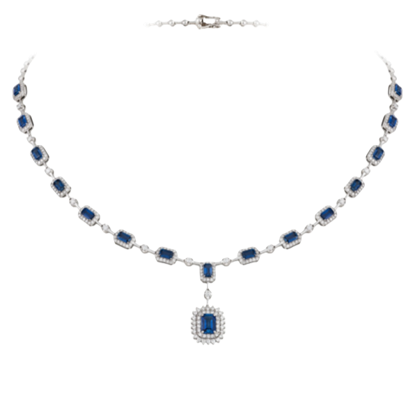 CROWN JEWEL DROP NECKLACE