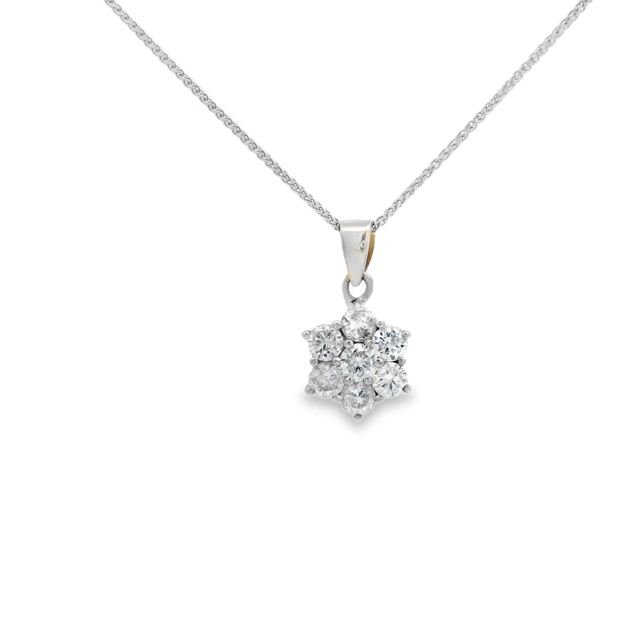 DIAMOND PENDANT CHAIN NECKLACE