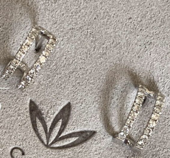 DOUBLE DIAMOND HOOPS