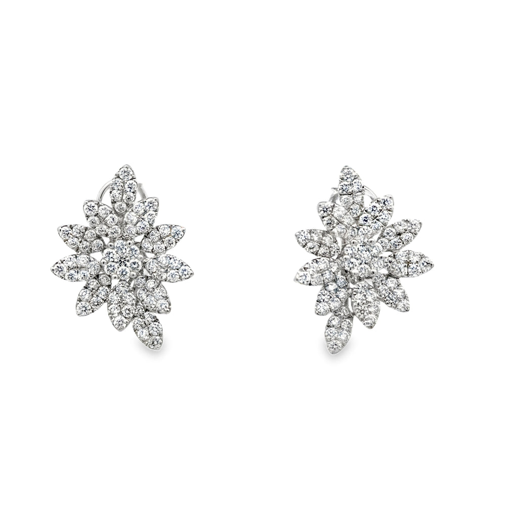 FOLIAGE DIAMOND EARRINGS