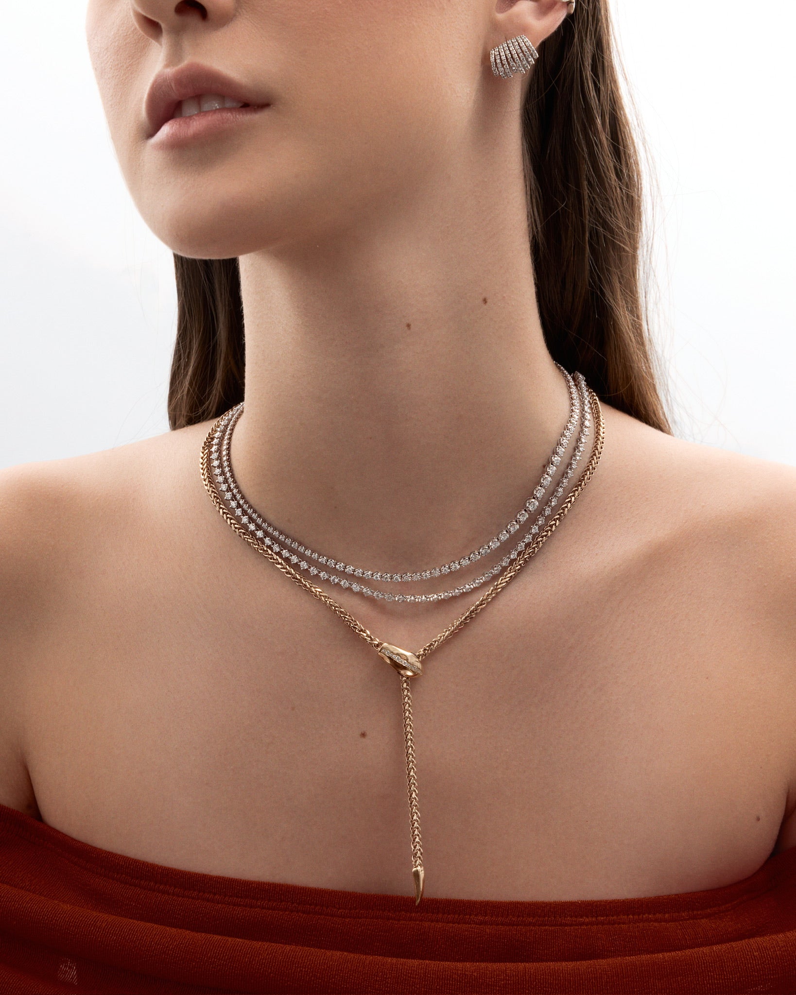 SNAKE ADJUSTABLE NECKLACE