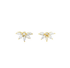 FLORAL SPARK DIAMOND EARRINGS