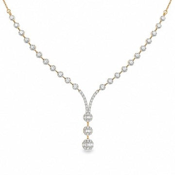ROSE LONG DIAMOND NECKLACE