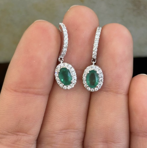 EMERALD DANGLES