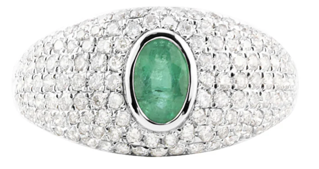 EMERALD DOME STATEMENT RING