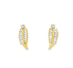 LEAF DIAMOND EARRINGS