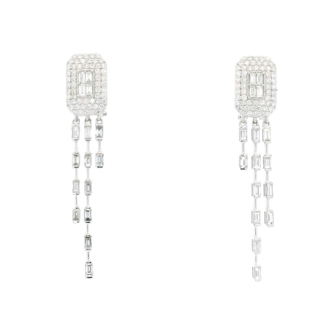 STAR SPARKLER DIAMOND EARRINGS