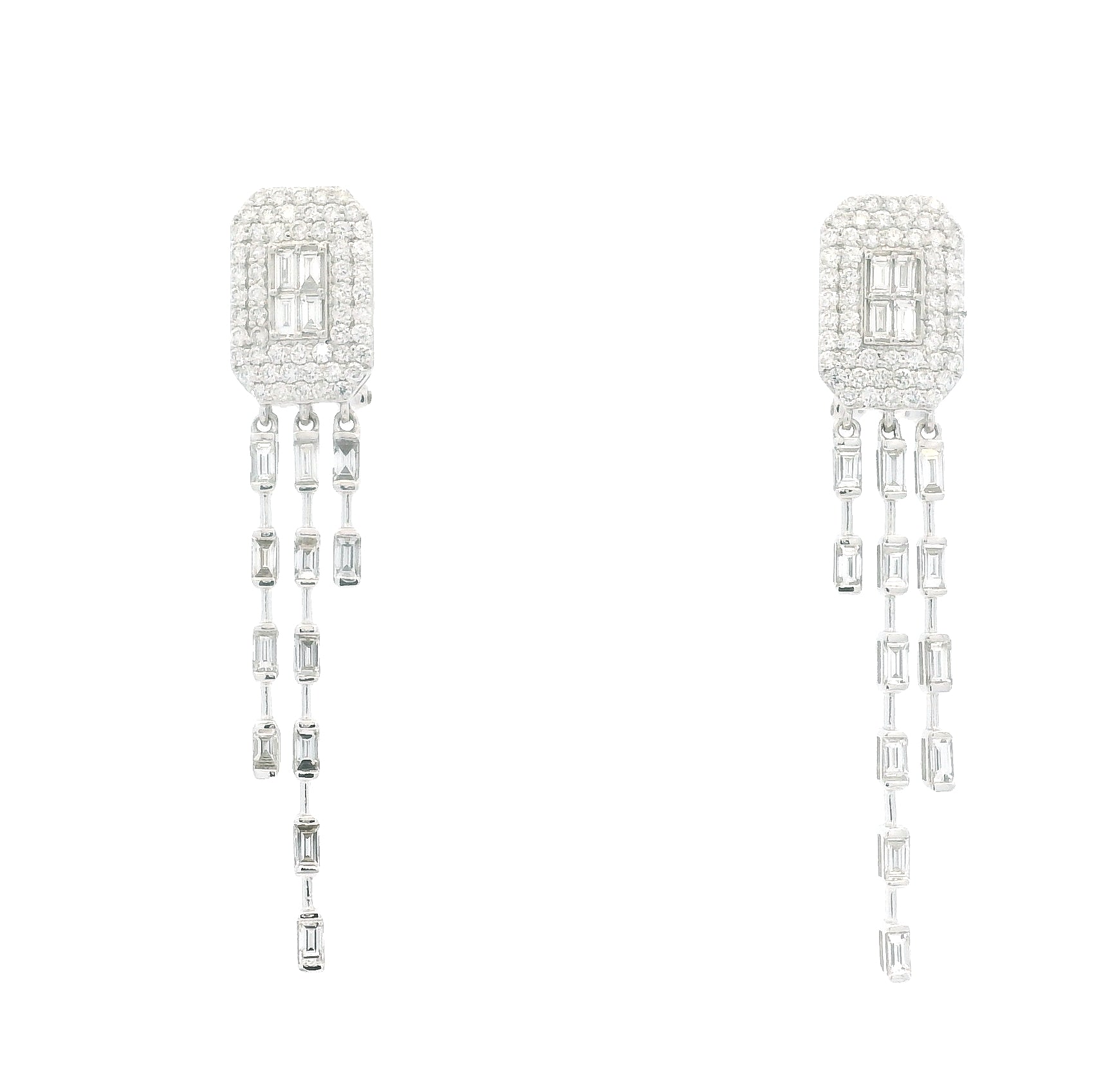 STAR SPARKLER DIAMOND EARRINGS