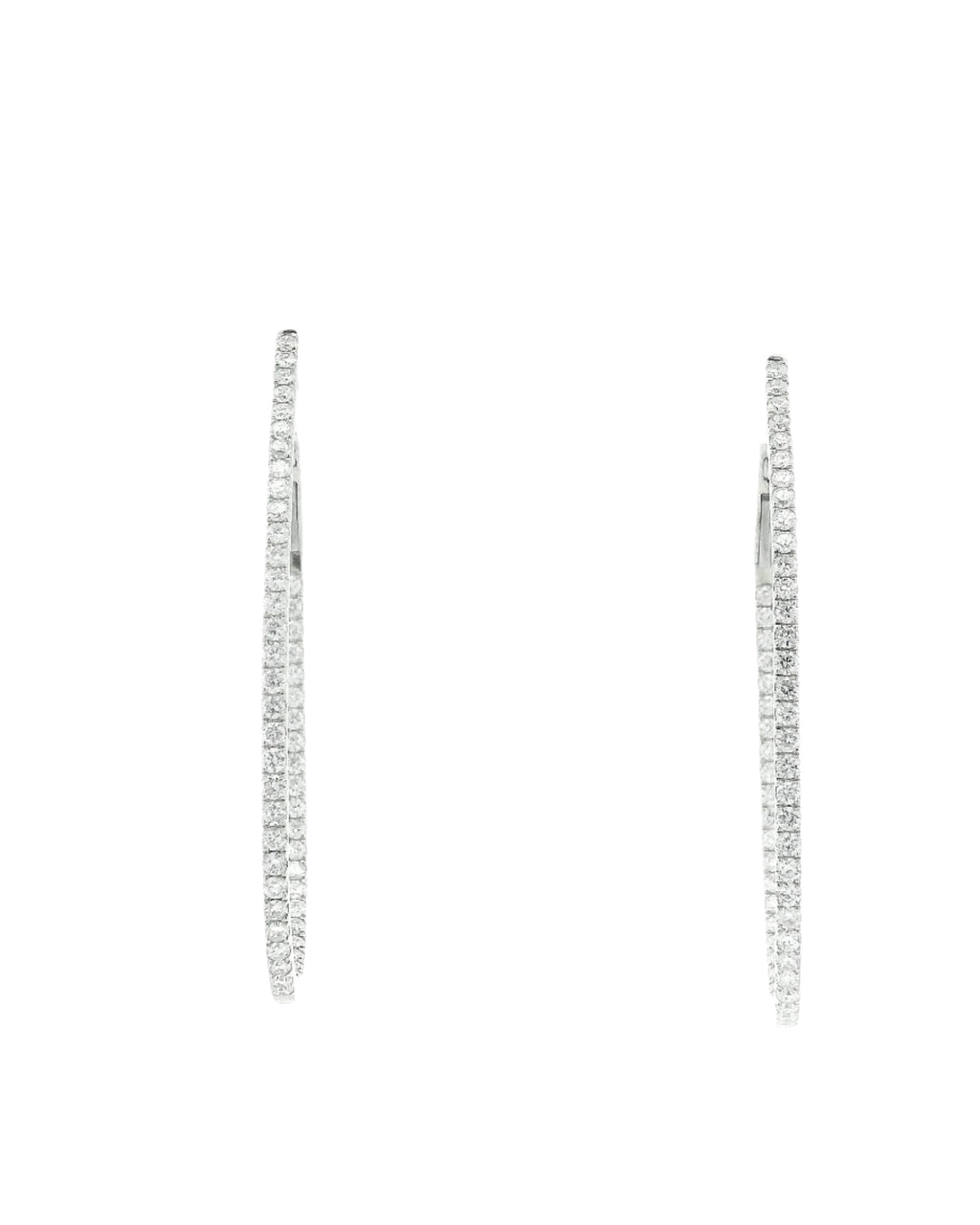 PULSE DIAMOND IN AND OUT HOOPS