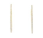 PULSE DIAMOND IN AND OUT HOOPS