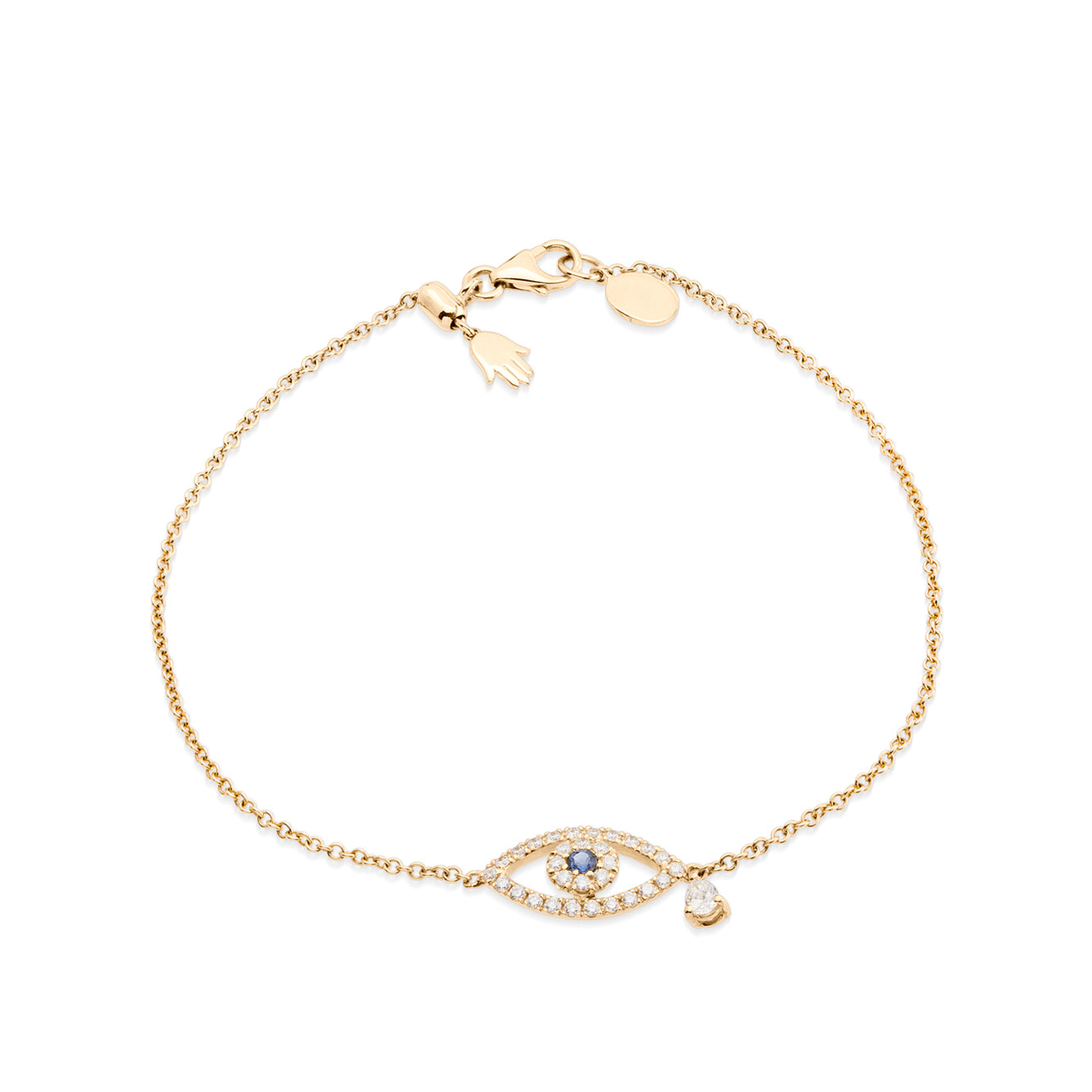 EVIL EYE LARGE BROWN DIAMONDS