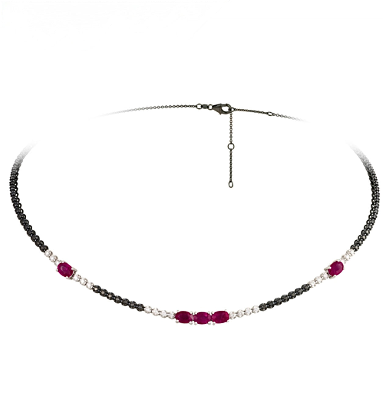 NOIR BLUSH RUBY  CHOKER