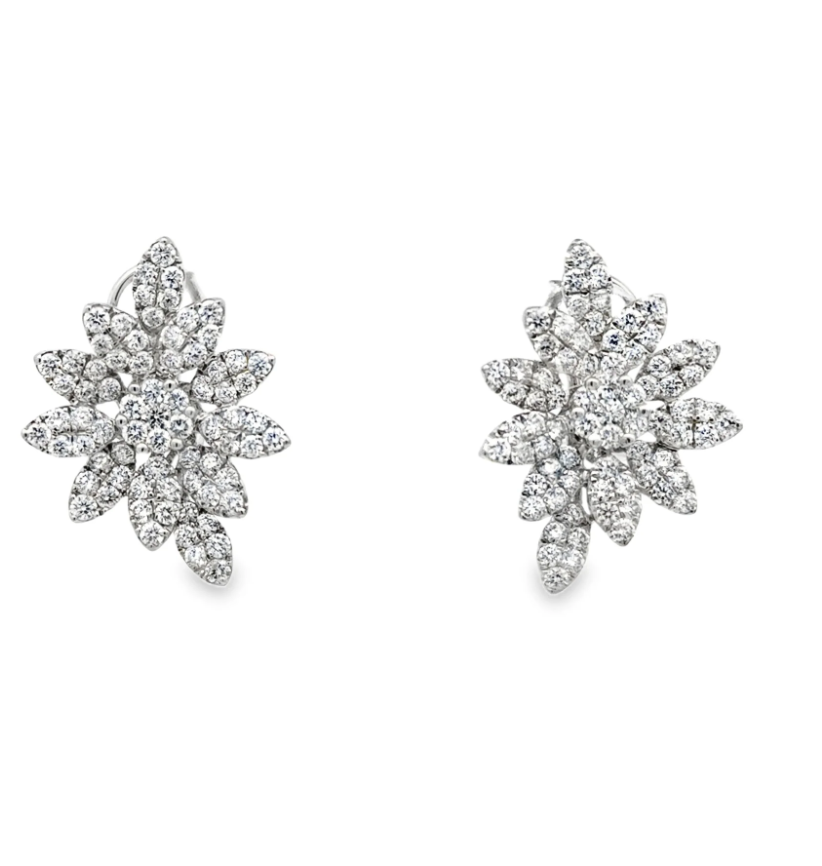 FOLIAGE DIAMOND EARRINGS