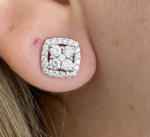 FOUR DIAMOND STUDS