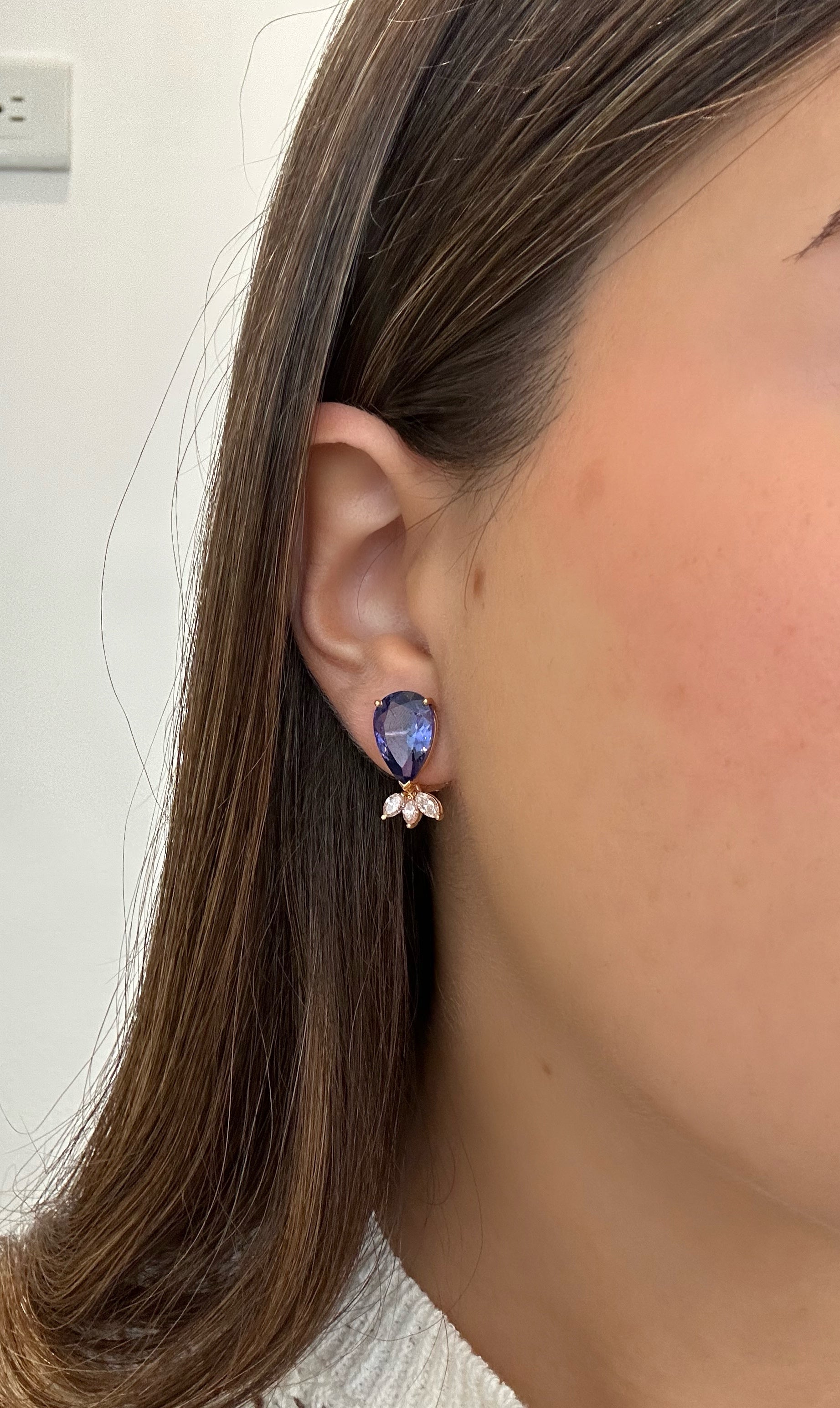 TANZANITE DROP EARRINGS