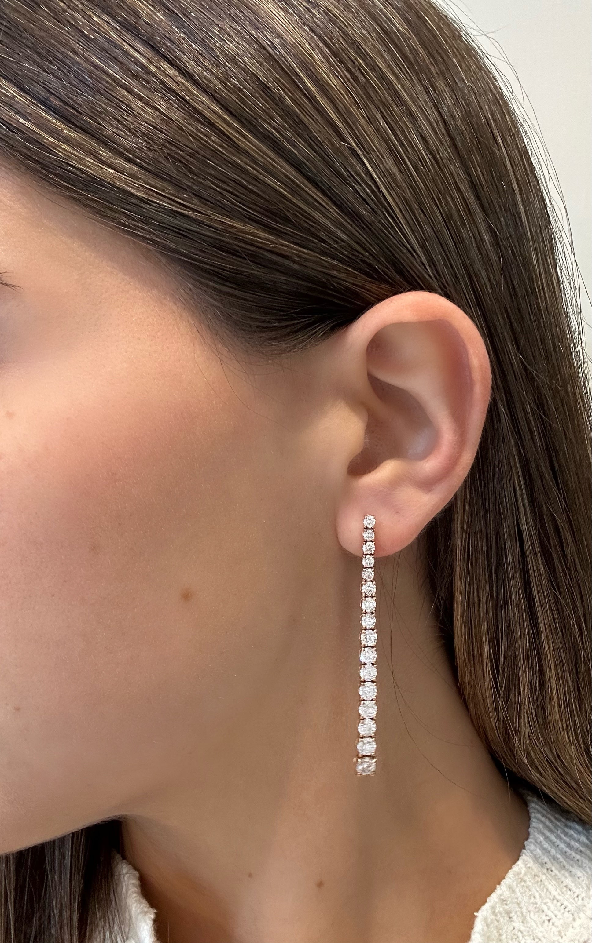 LONG DIAMOND DANGLES