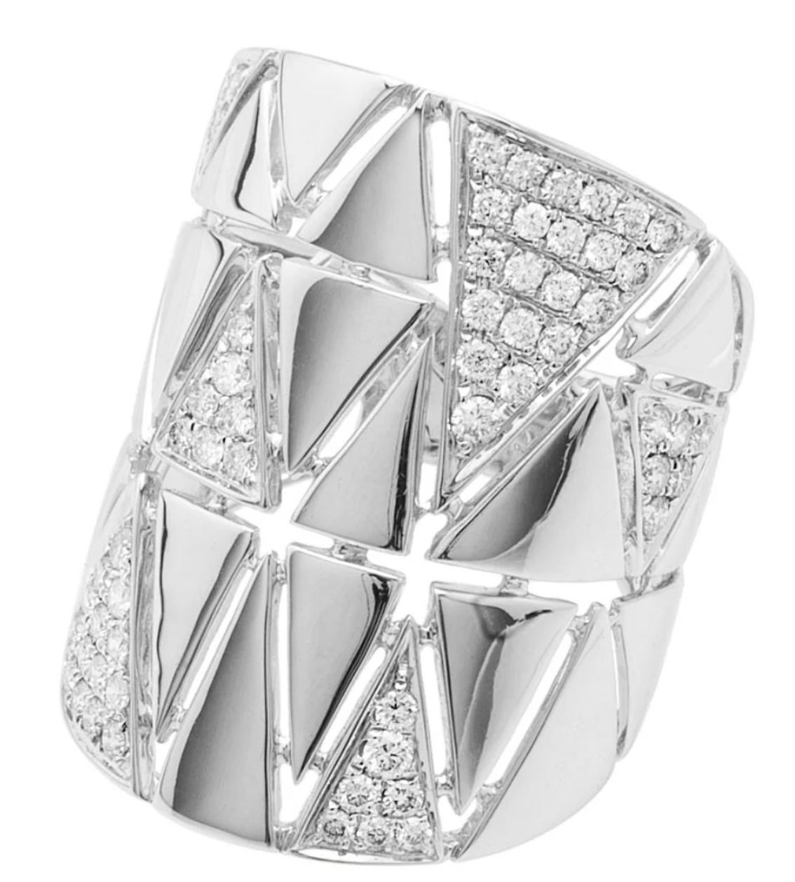 GEOMETRIC DIAMOND RING