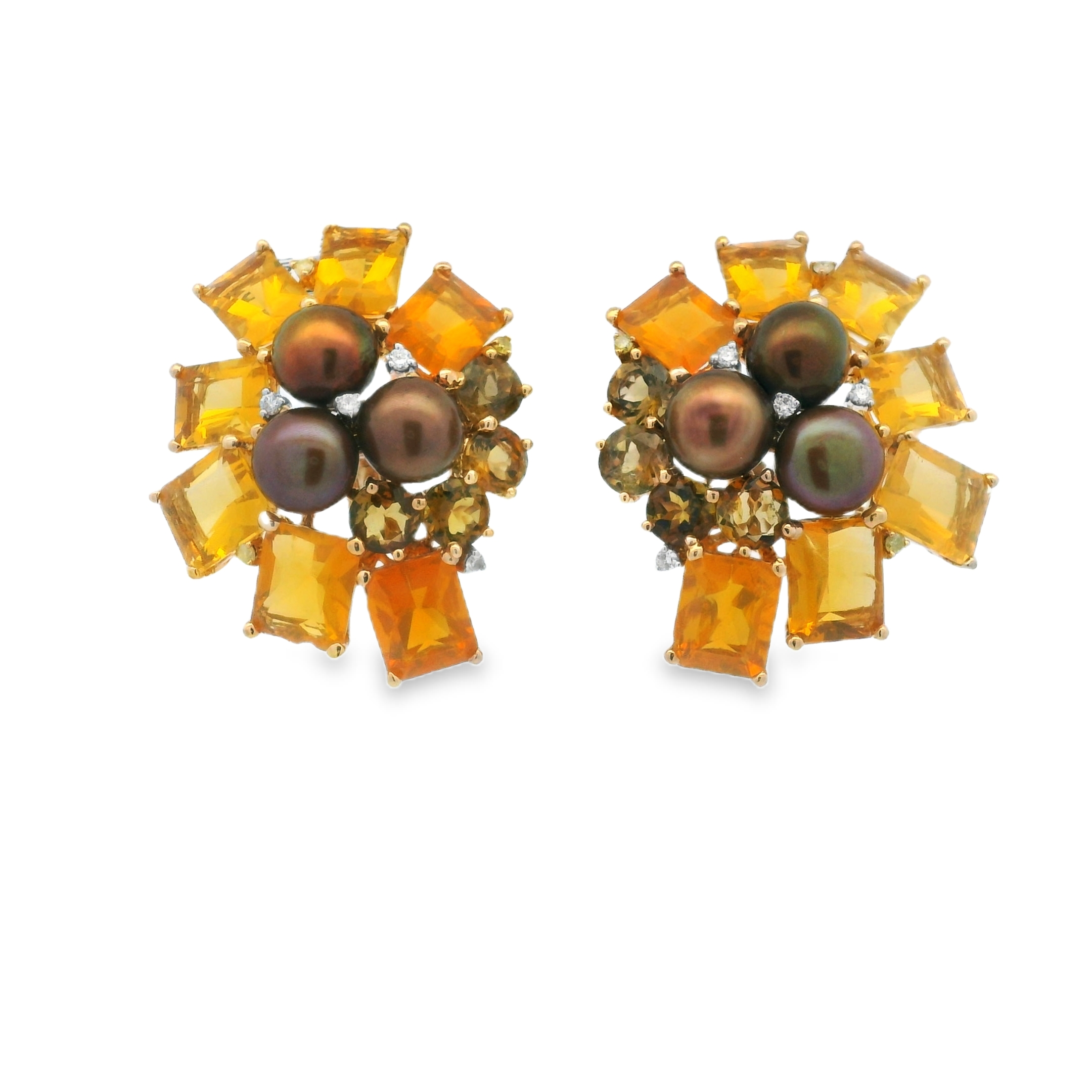 GOLDEN FLOWER EARRINGS