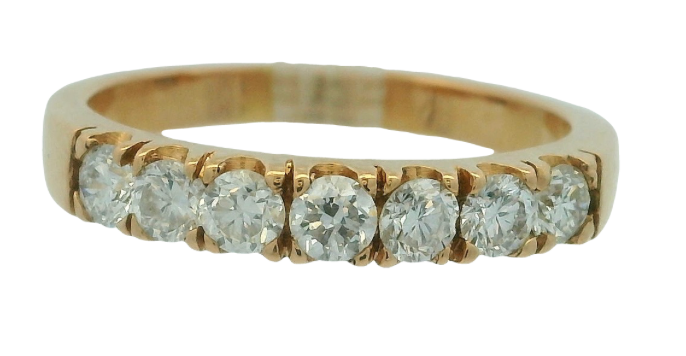 HALF DIAMOND BAND RING