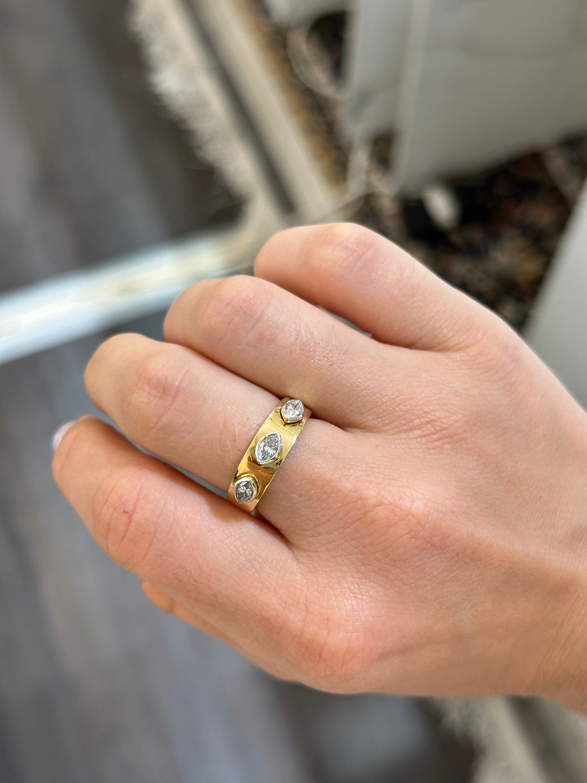 THREE-DIAMOND RING