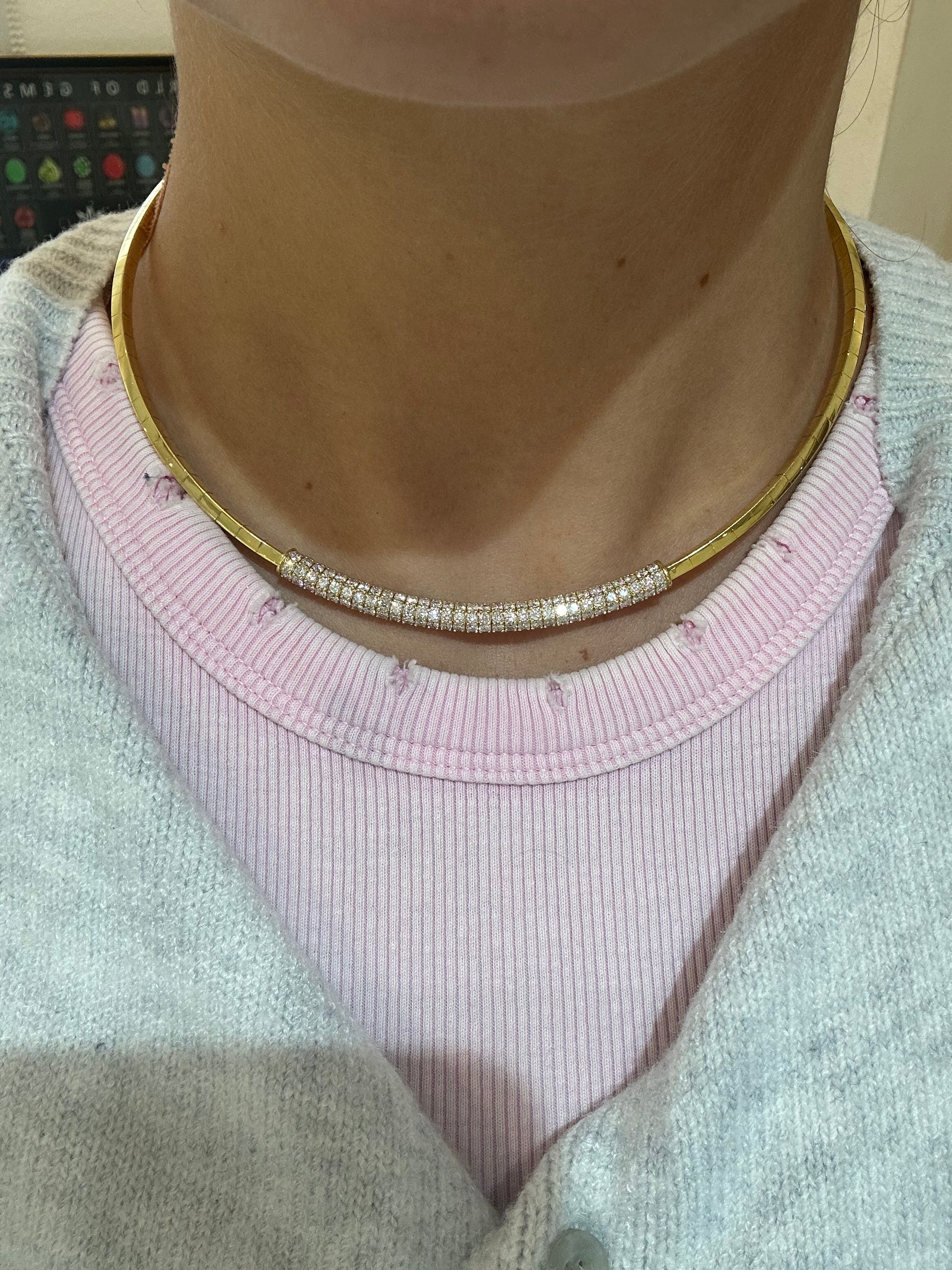 GOLDEN DIAMOND CHOKER