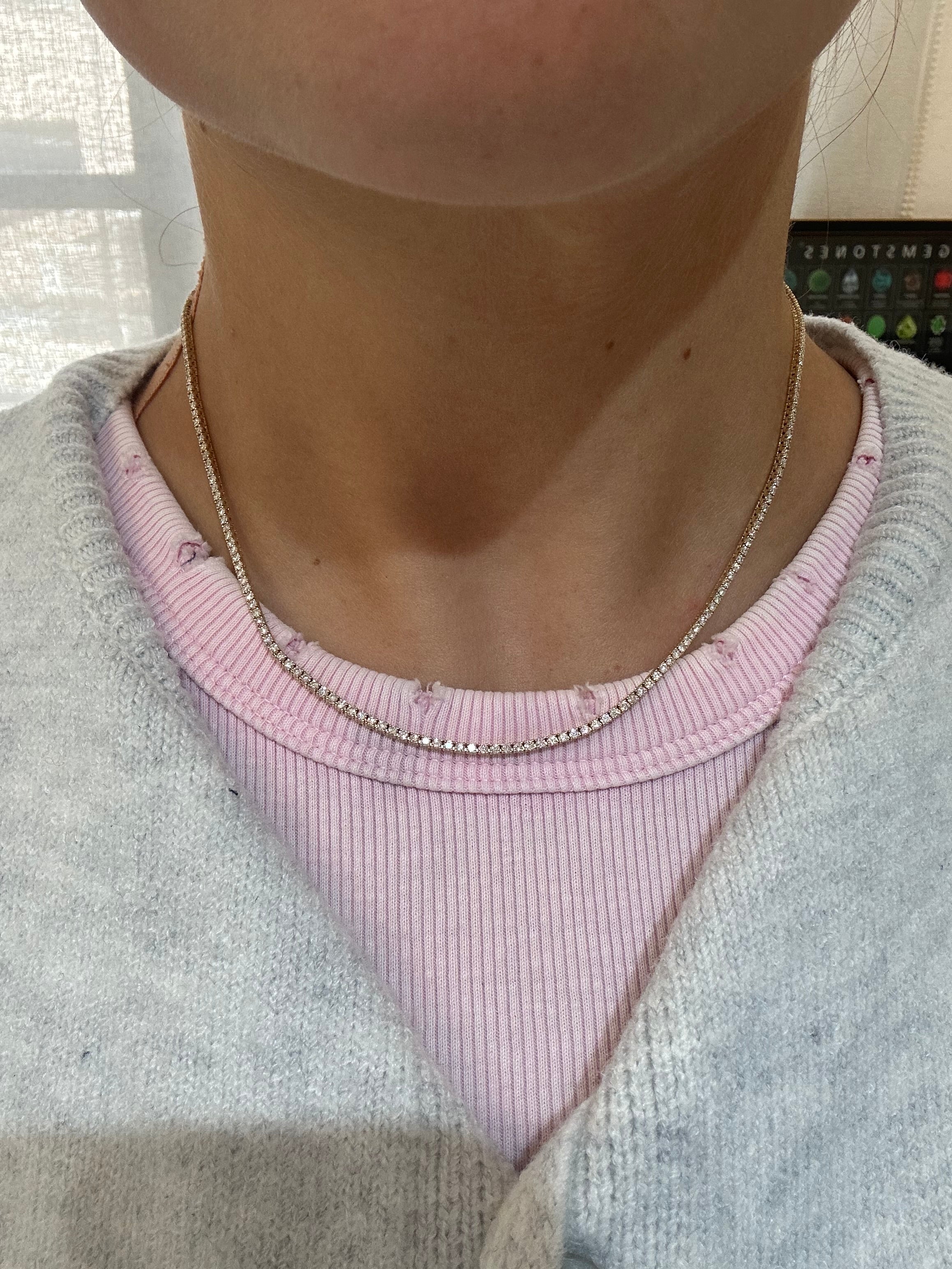 DIAMOND TENNIS NECKLACE