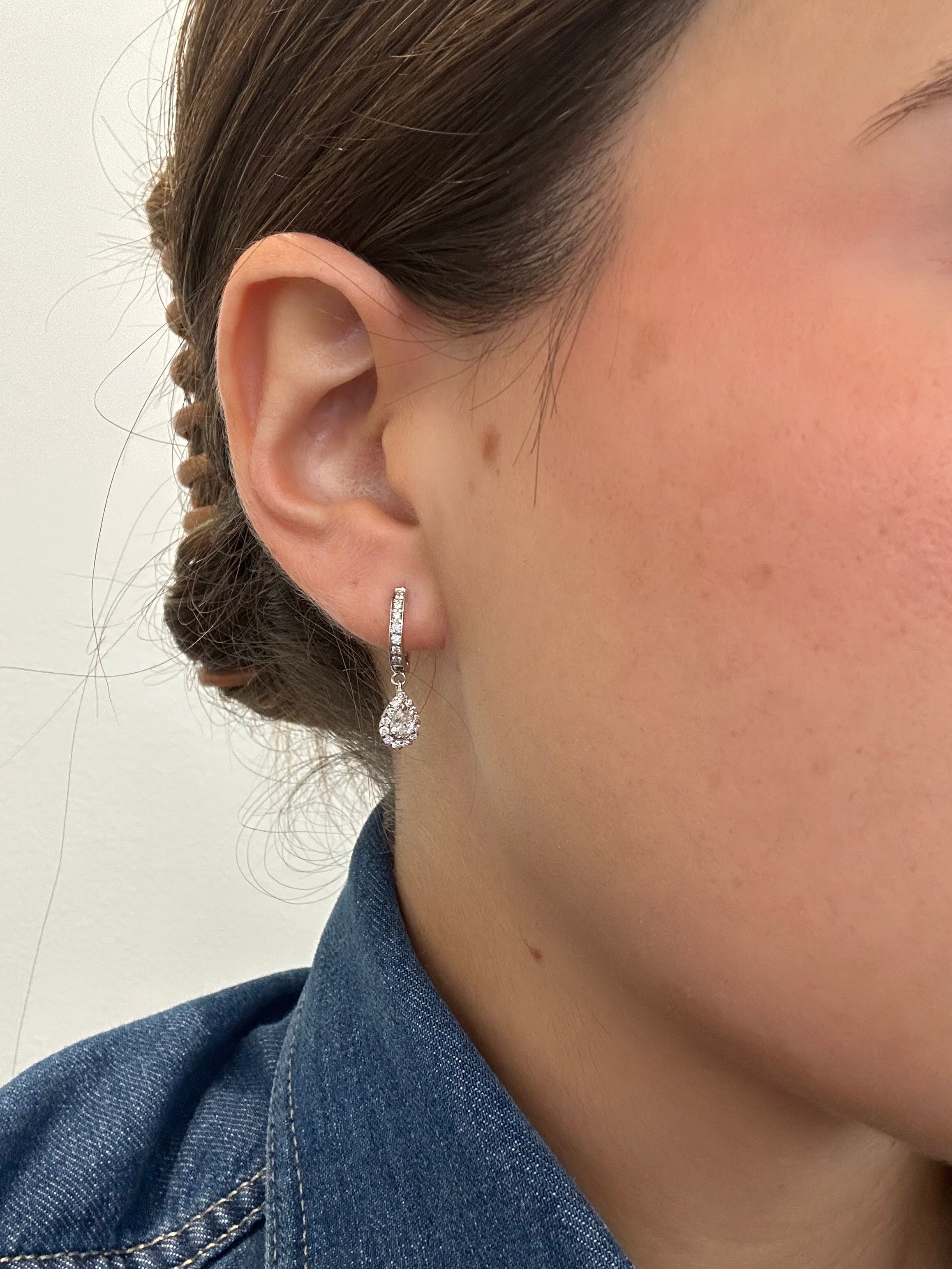 DIAMOND DANGLE EARRINGS