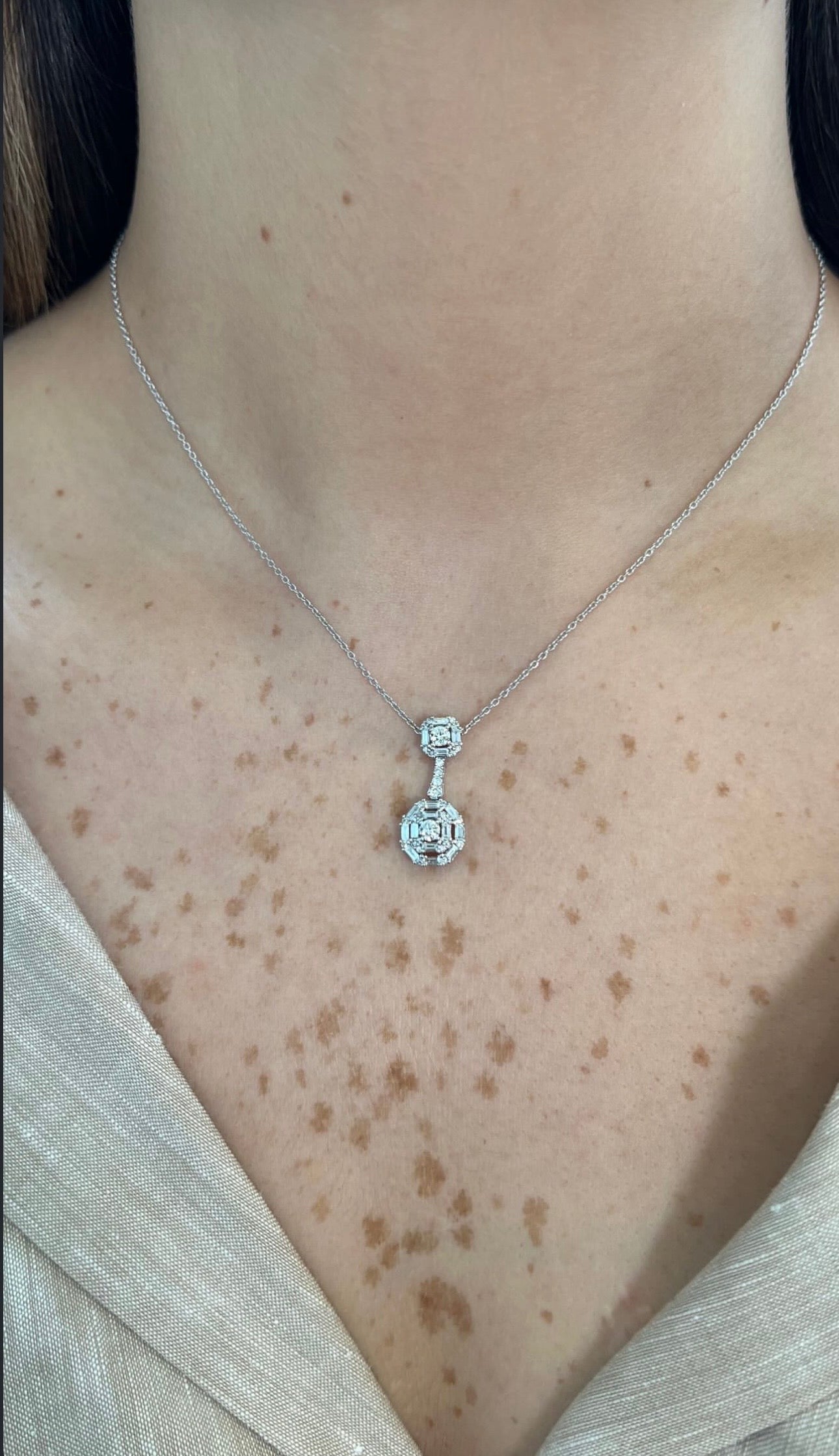 LONG DIAMOND PENDANT