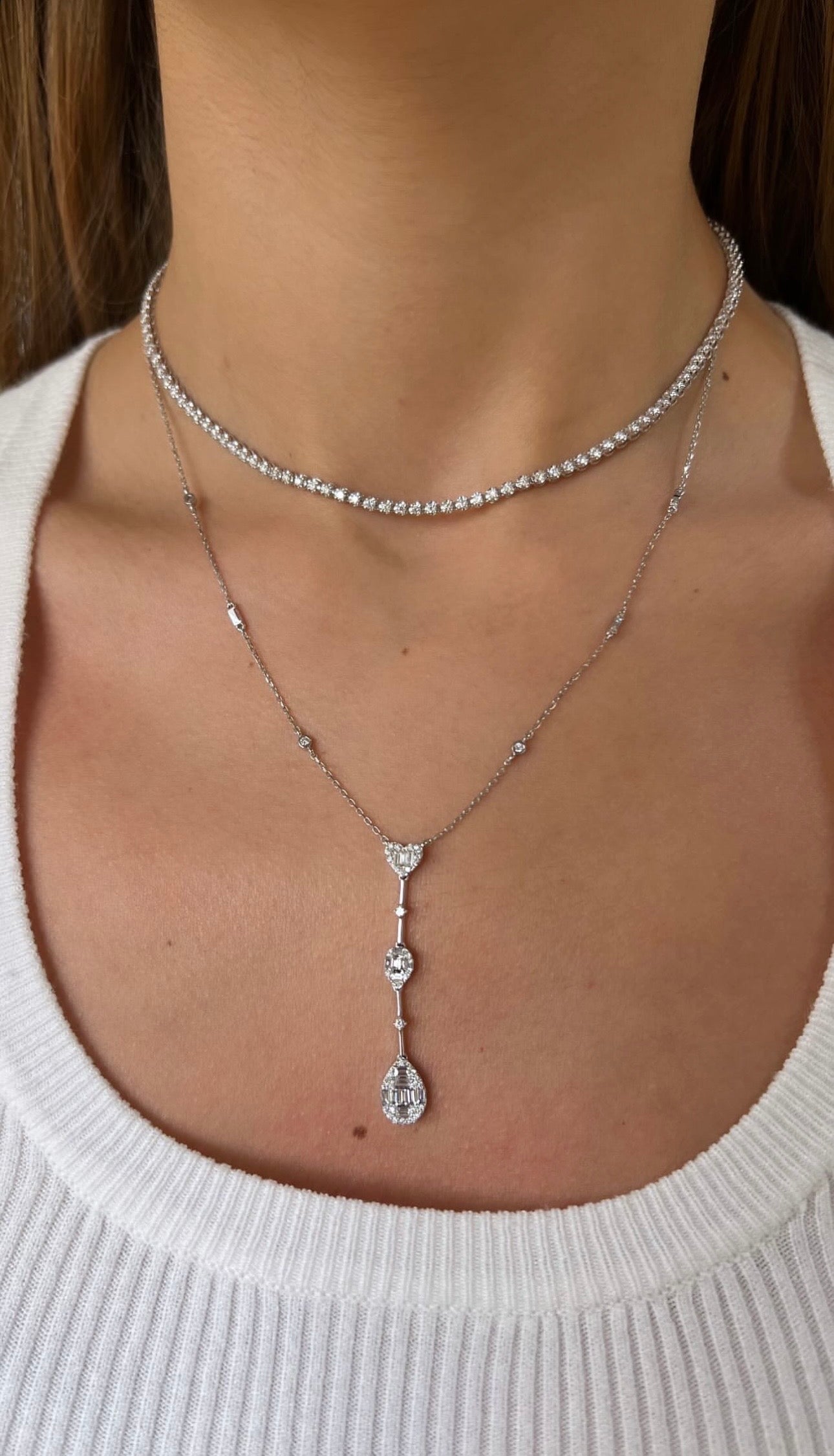 DIAMOND CASCADE NECKLACE
