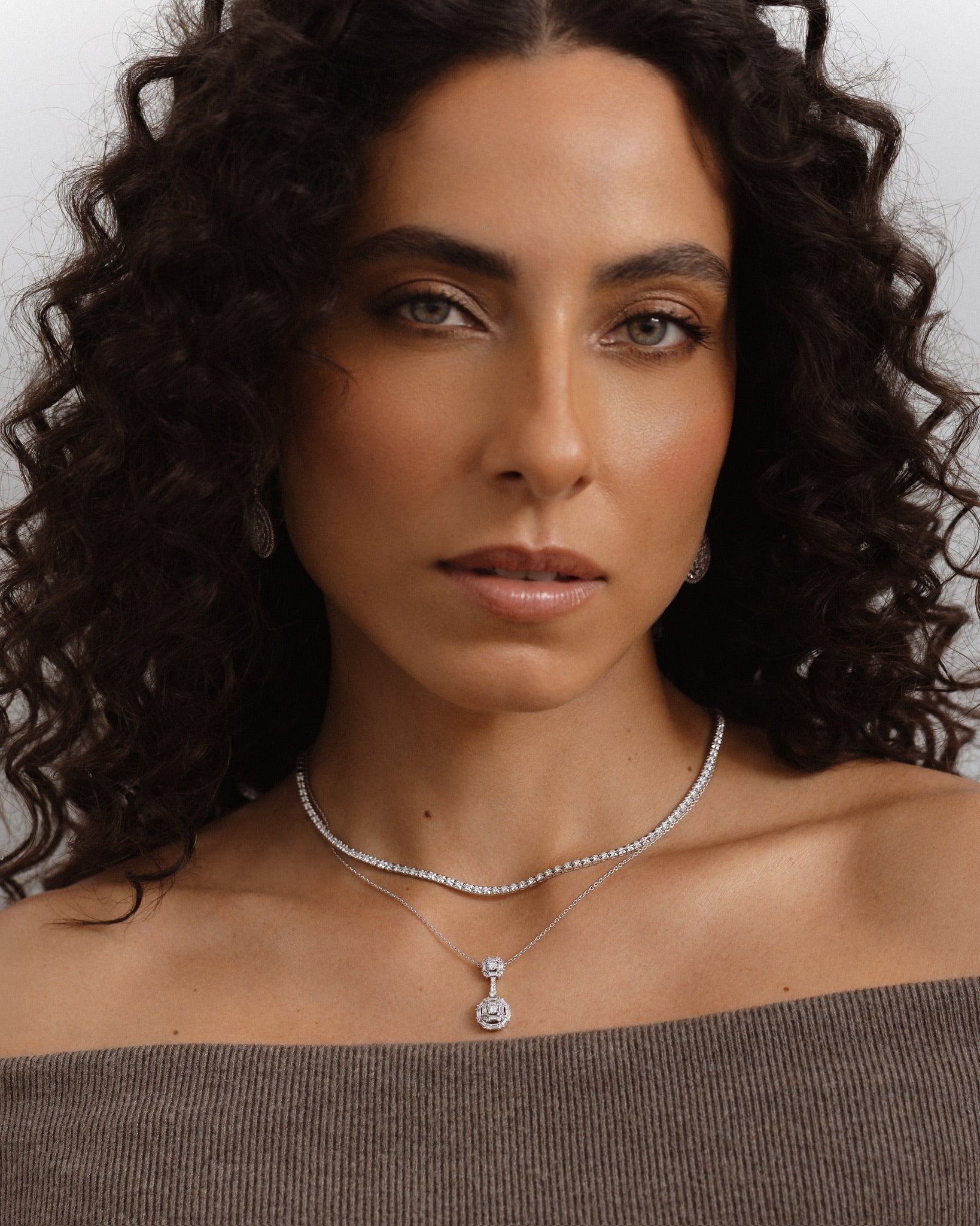 LONG DIAMOND PENDANT