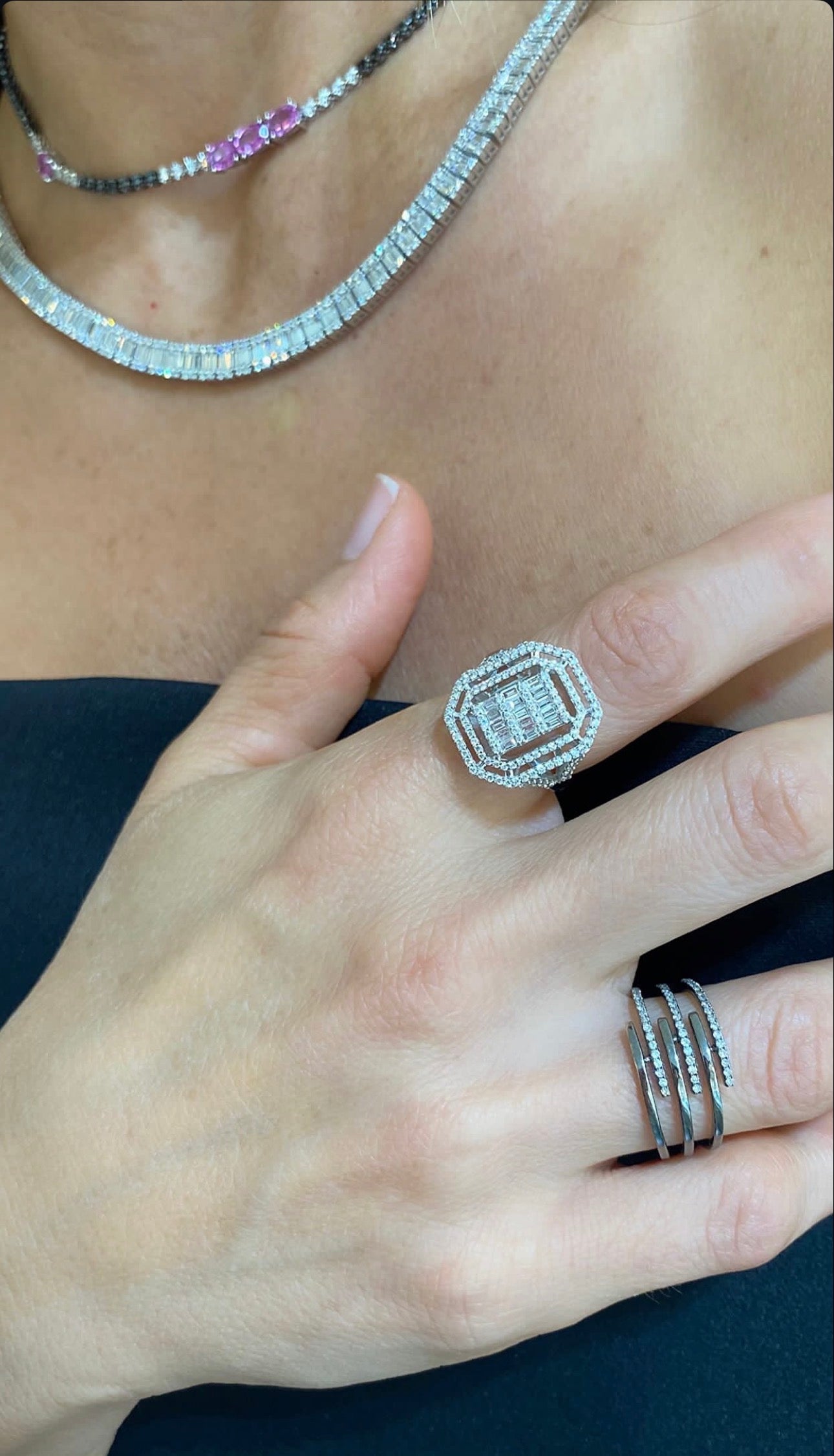 NOIR STRATA RING
