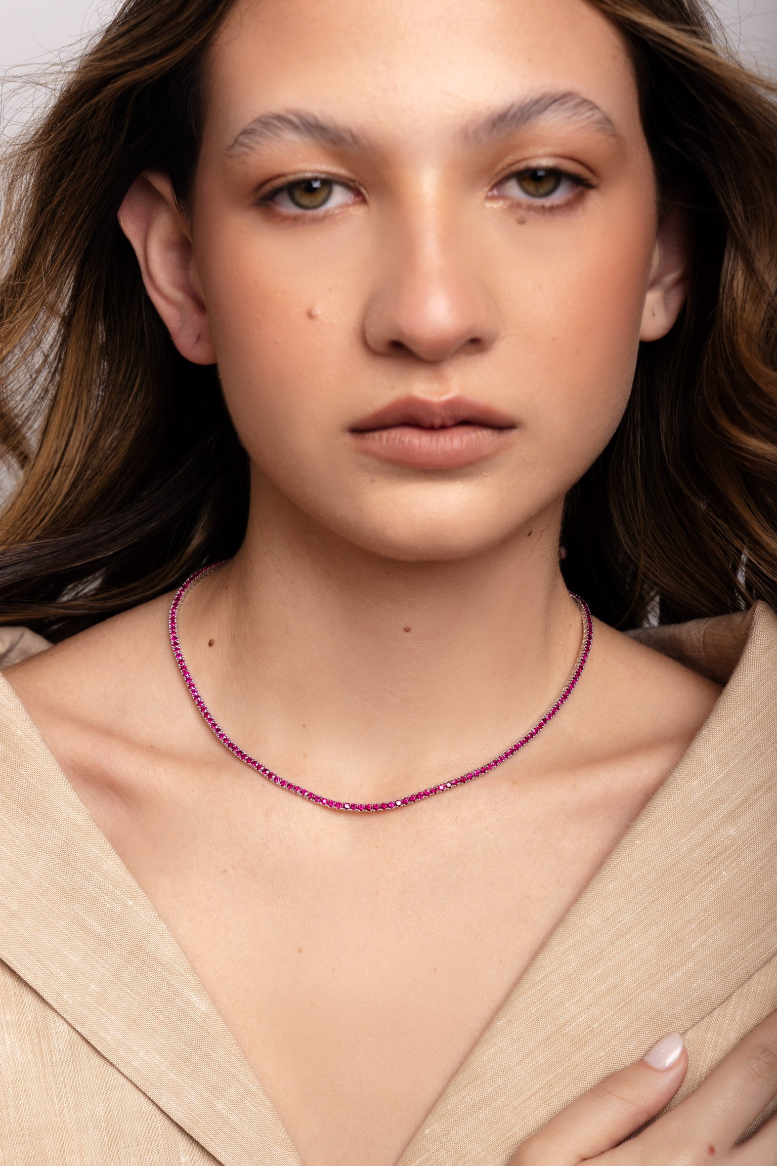 RIVIÈRE TENNIS NECKLACE
