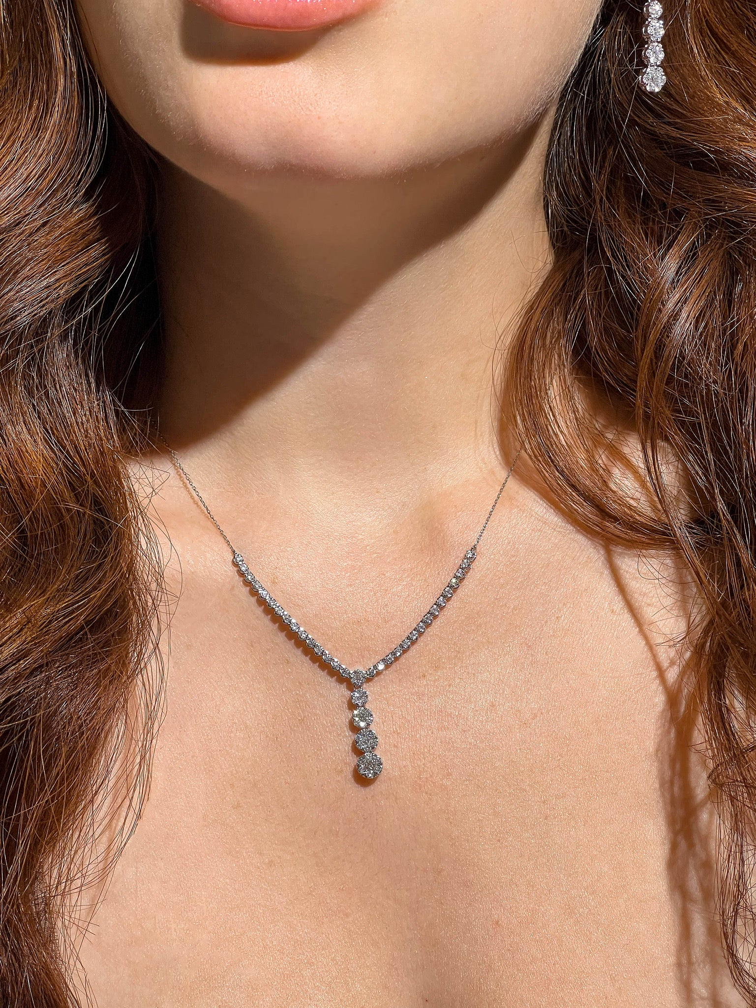 DIAMOND 4 DROP NECKLACE