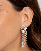 RAINDROP RADIANCE  DIAMOND DANGLE EARRINGS