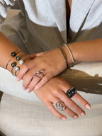 CANNES WHITE DIAMOND BANGLE