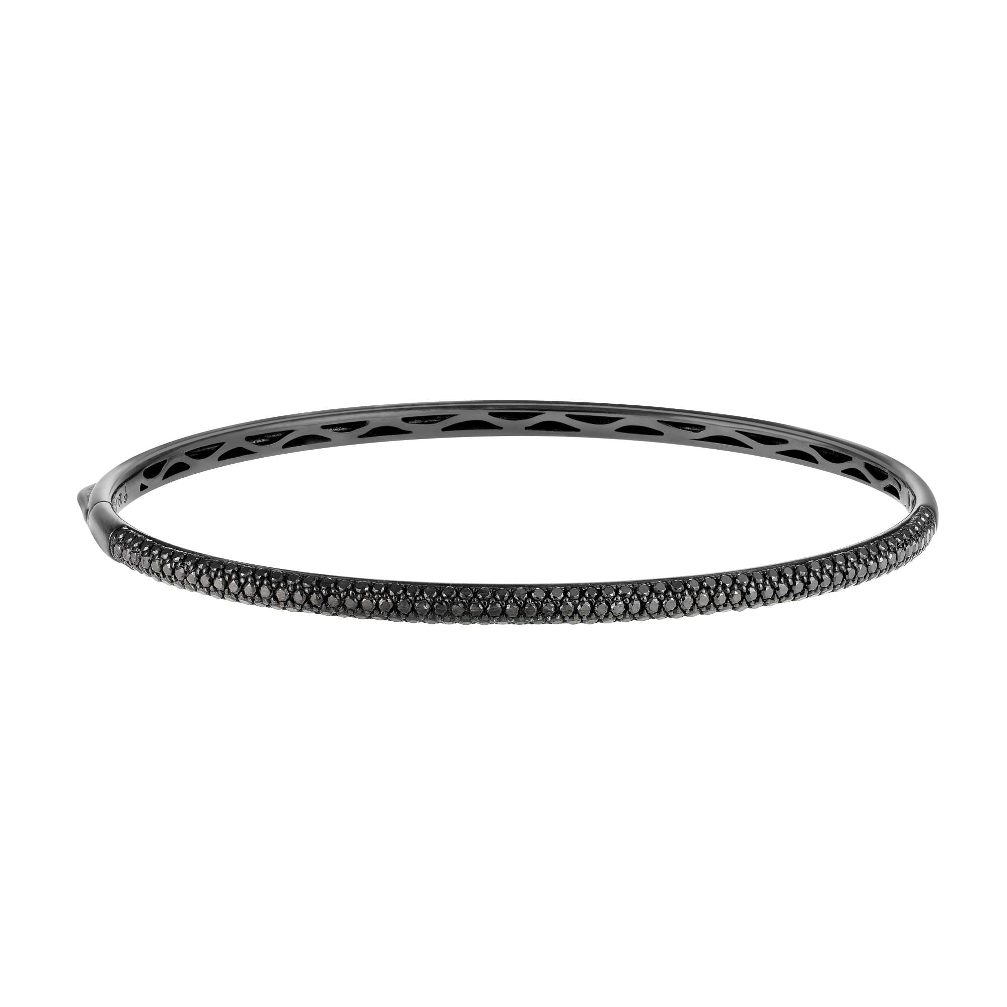 BLACK DIAMONDS STRAIGHT BANGLE