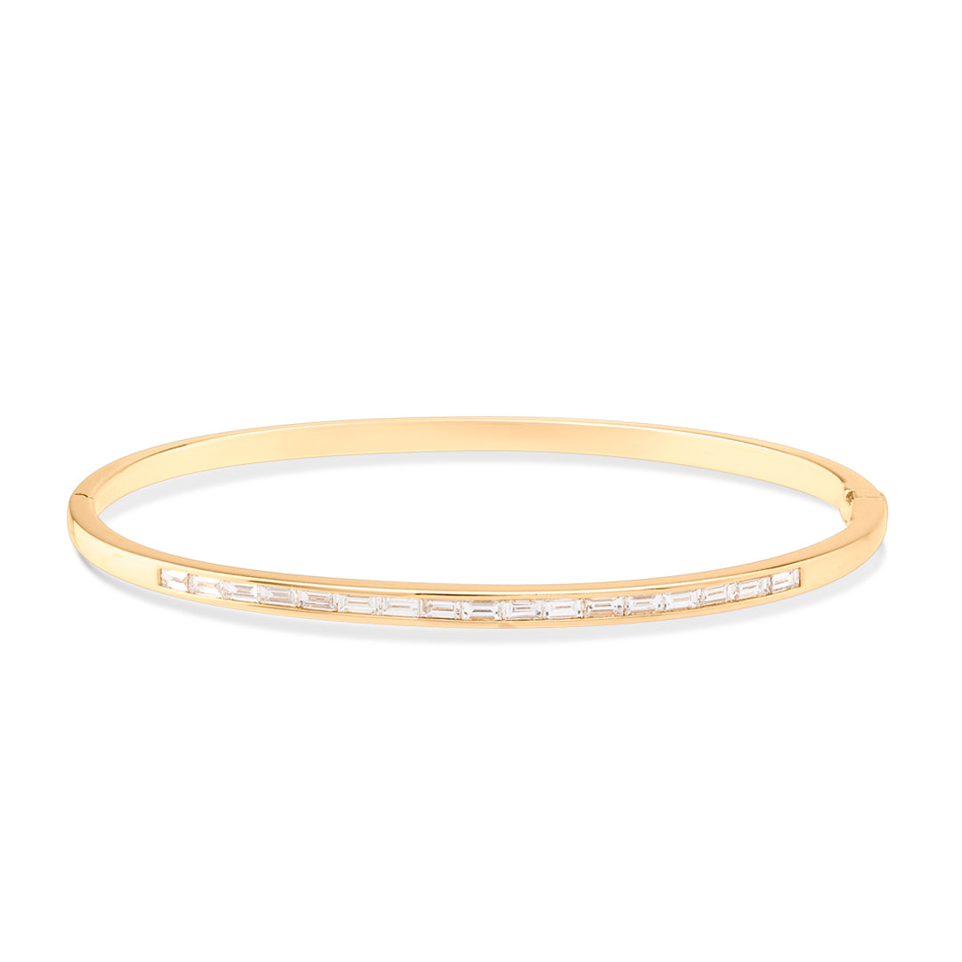 LINE BANGLE YELLOW GOLD