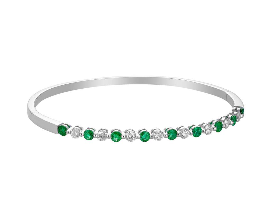 WILLOW BANGLE EMERALDS