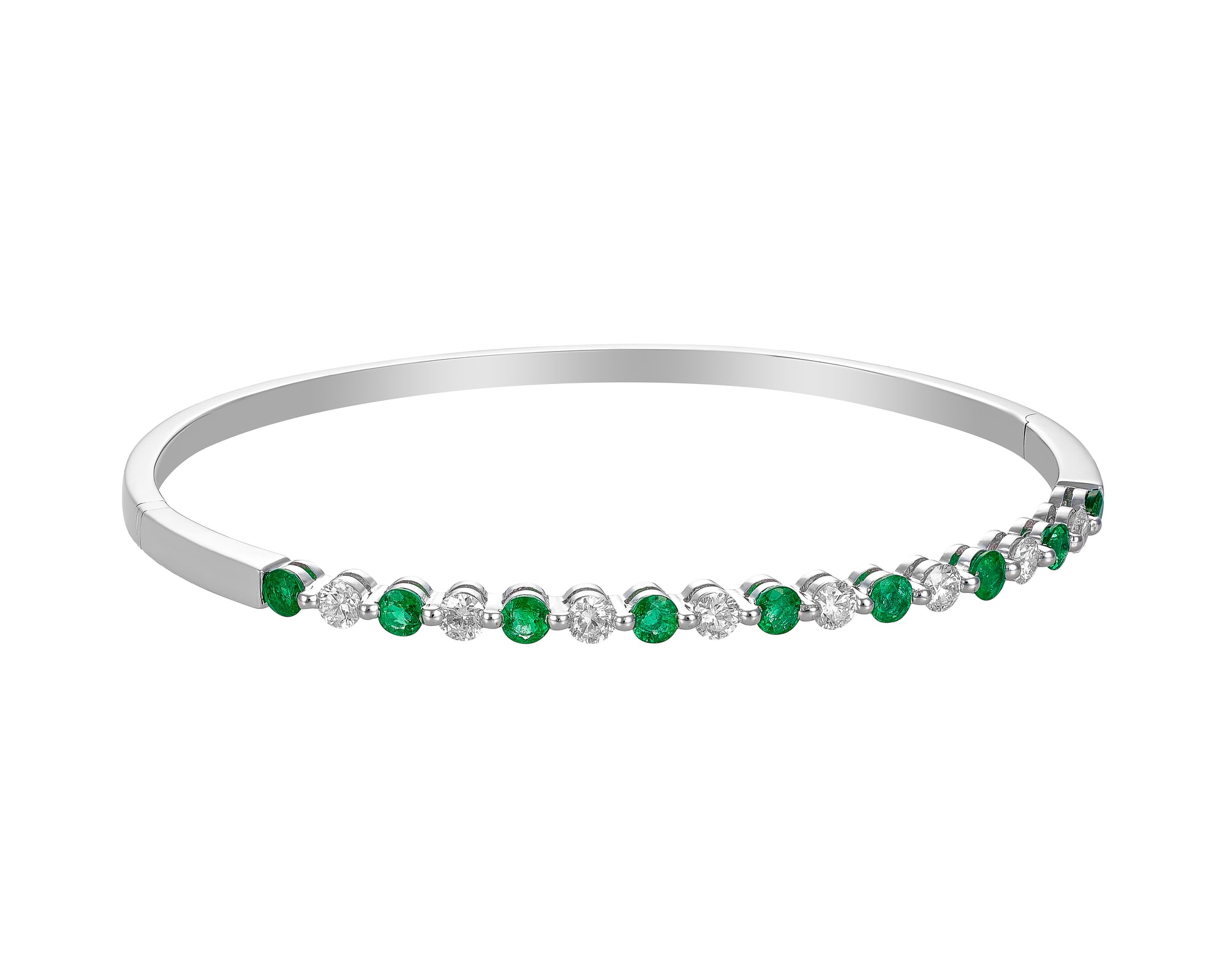 WILLOW BANGLE EMERALDS
