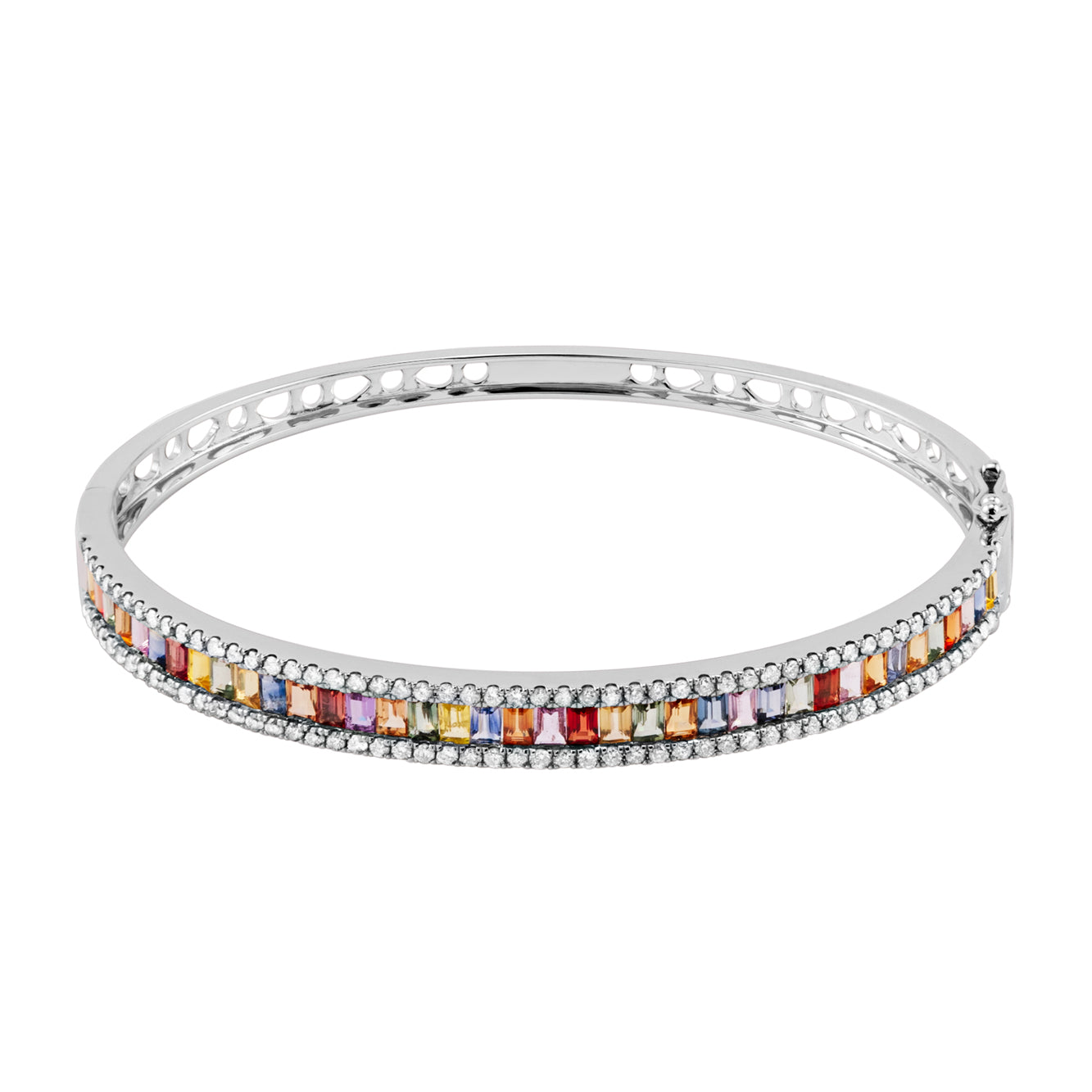 MULTICOLOR SAPPHIRES BANGLE