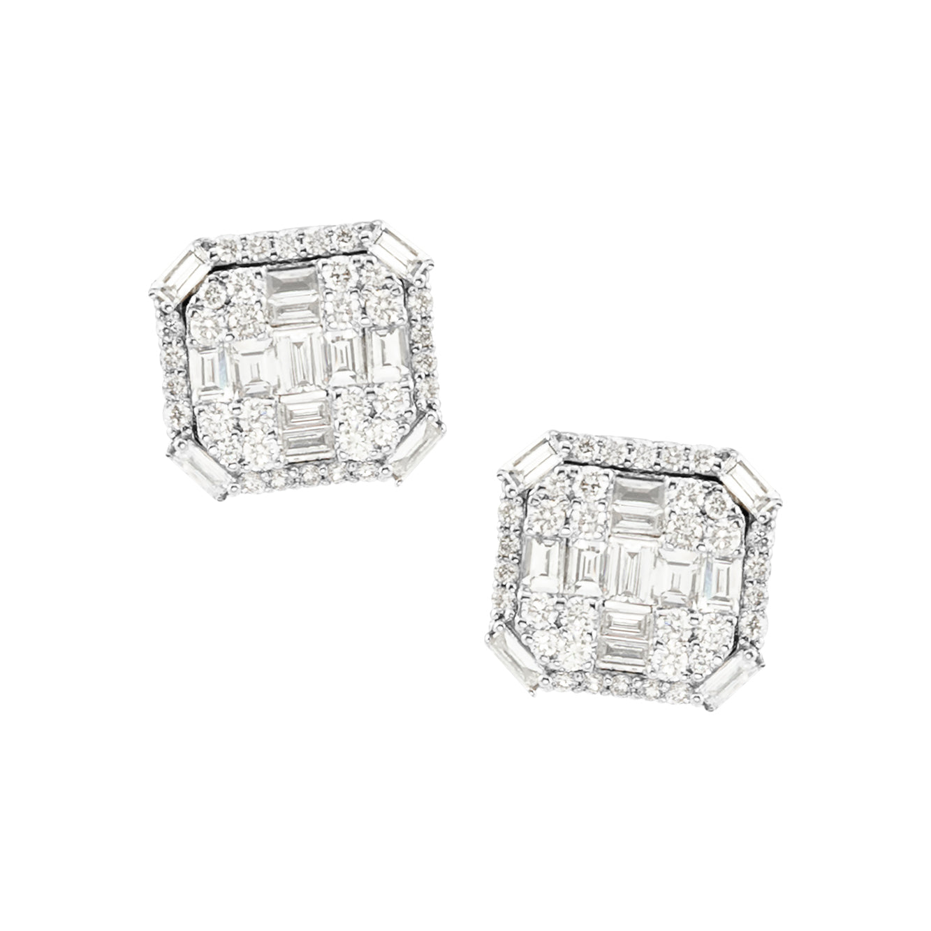 DIAMOND ILLUSION STUDS