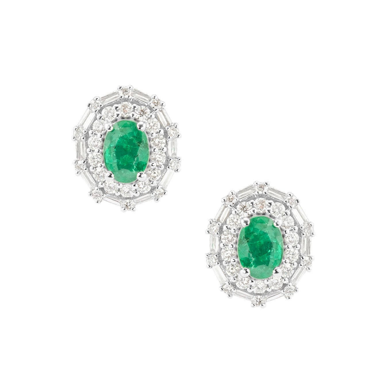 EMERALD COMBINATION STUDS